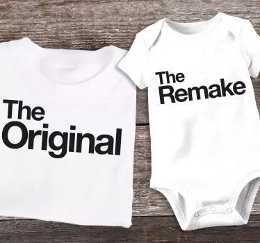 Tee shirt pere et fils Original et refaire - TenStickers