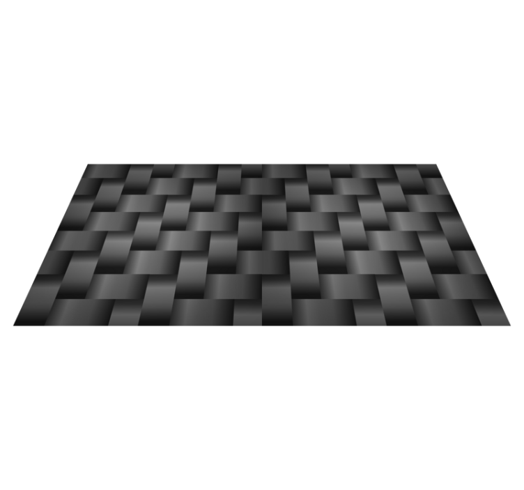 Tapis vinyle noir motif dégradé moderne - TenStickers