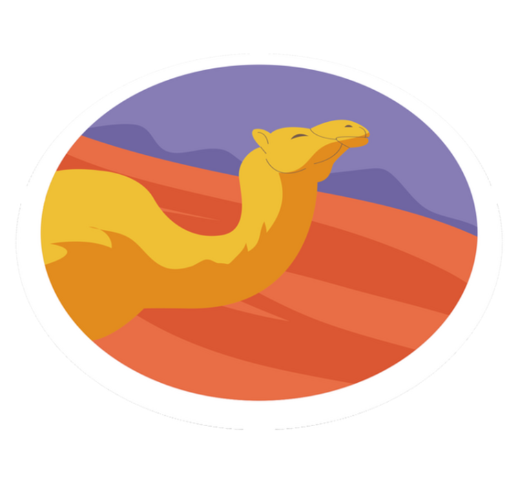 Tapis vinyle animal désertique - TenStickers