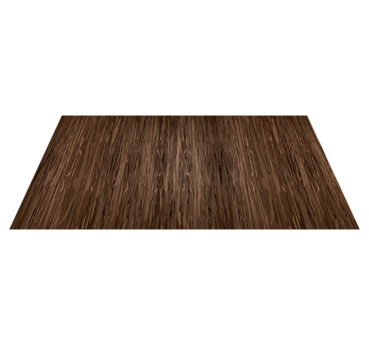 Tapis vinyle salle a manger effet bois foncé - TenStickers