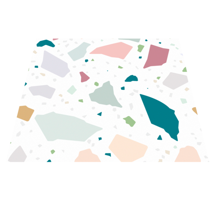 Tapis vinyle cuisine motif terrazzo méditerranéen - TenStickers