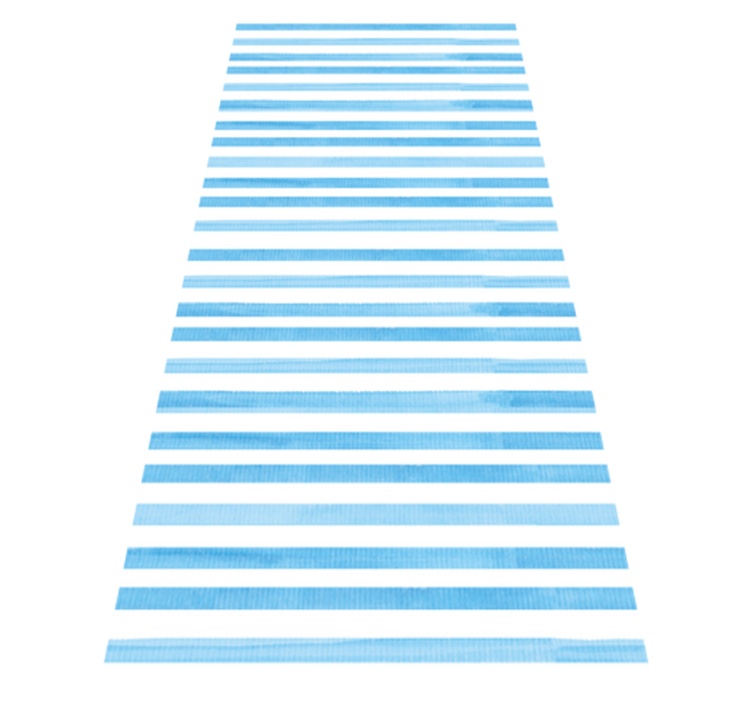 Tapis vinyle cuisine à carreaux bleus texturés - TenStickers