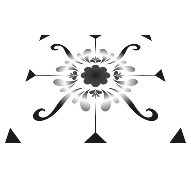 Tapis vinyle salle de bain motif carreaux vinyles - TenStickers