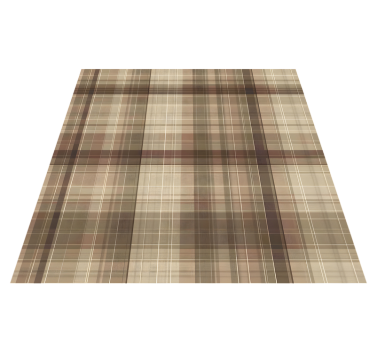 Tapis vinyles géométriques effet textile - TenStickers