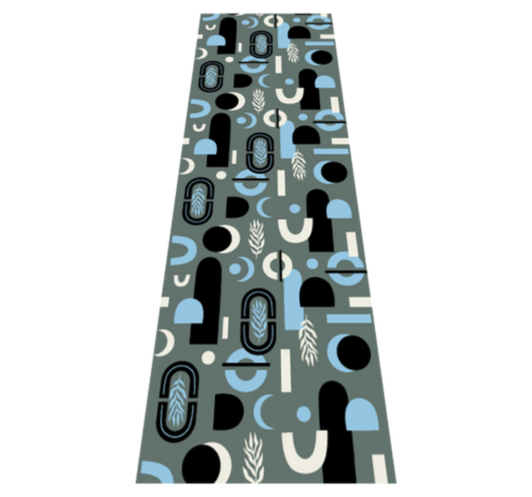 Tapis vinyles géométriques fond géométrique abstrait - TenStickers