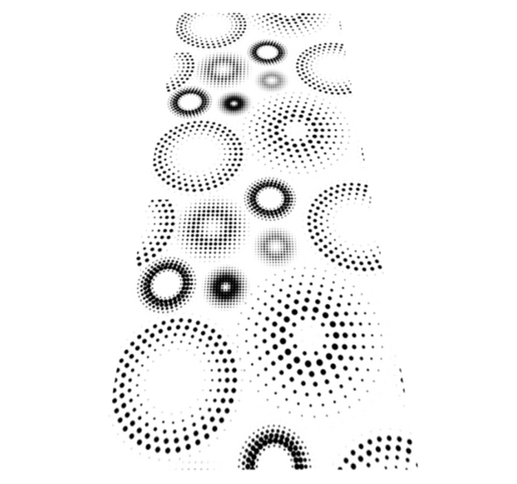 Tapis vinyles géométriques pois sans couture - TenStickers