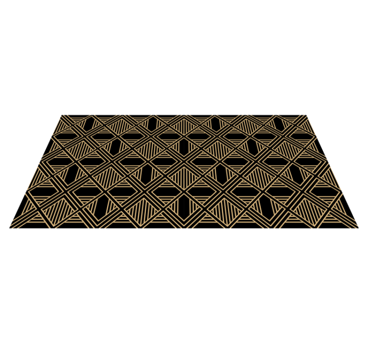 Tapis vinyles géométriques style art déco gatsby - TenStickers
