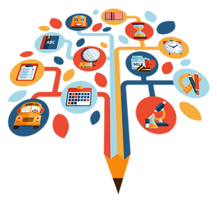 Tapis vinyle pour enfants arbre scientifique décoratif - TenStickers