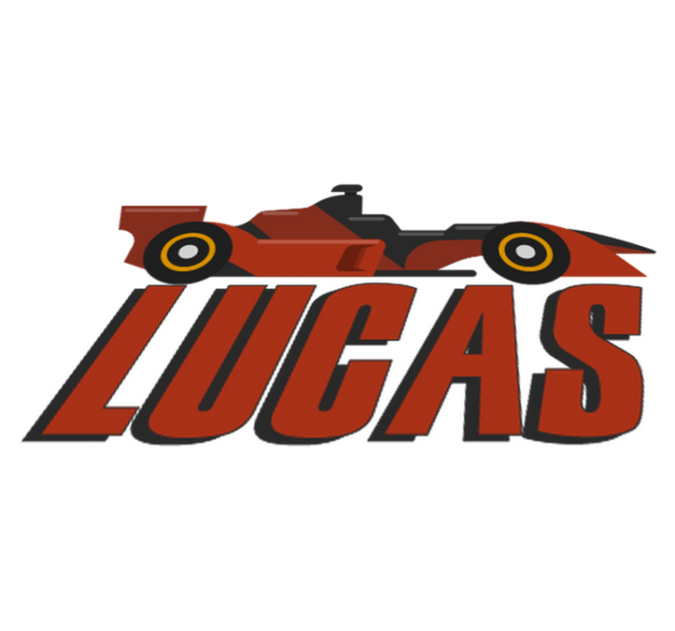 Tapis vinyle pour enfants voiture f1 personnalisée - TenStickers