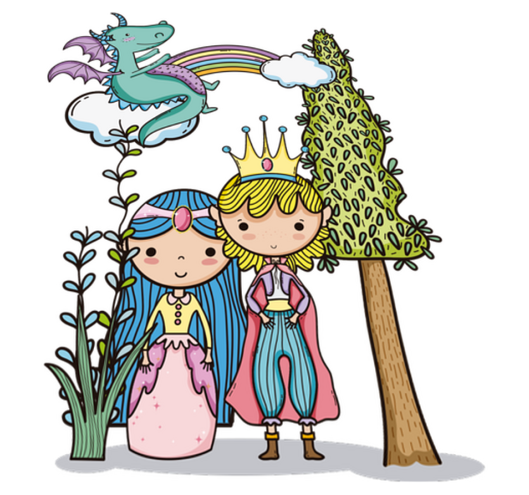 Tapis vinyle pour enfants univers magique - TenStickers