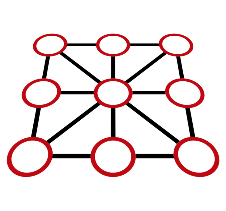 Tapis vinyle jeux morpion - TenStickers