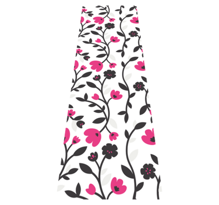 Tapis vinyle salle de bain texture rose - TenStickers