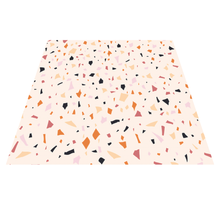 Tapis vinyle cuisine effet terrazzo gris - TenStickers