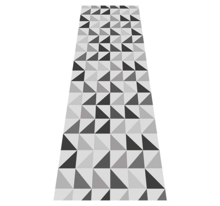 Tapis vinyle bureau triangles géométriques - TenStickers