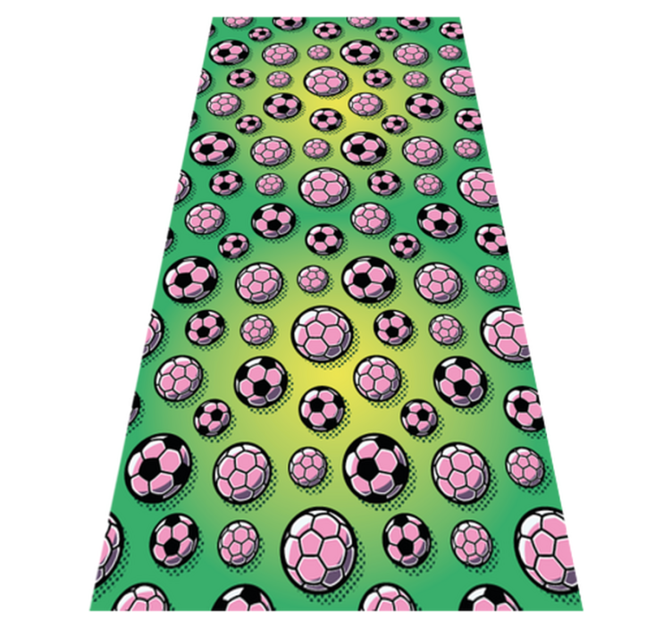 Tapis vinyle chambre fond dégradé terrain de football - TenStickers