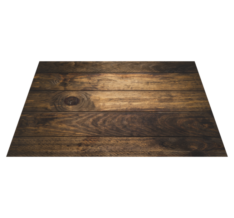 Tapis vinyle imitation parquet planches vieillies - TenStickers