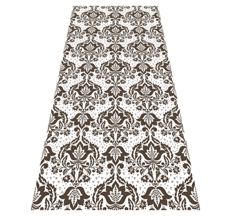 Tapis vinyle rétro baroque à motifs - TenStickers