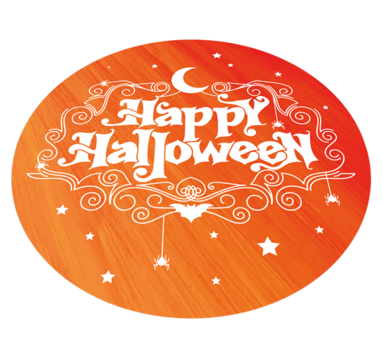 Tapis vinyle pour halloween festif circulaire - TenStickers