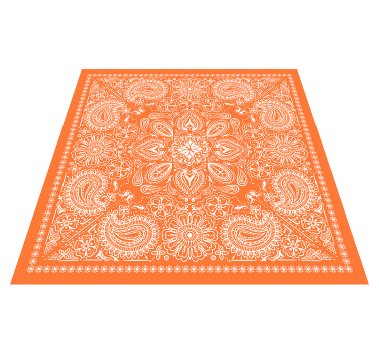Tapis vinyle mandala ornement de mandalas - TenStickers