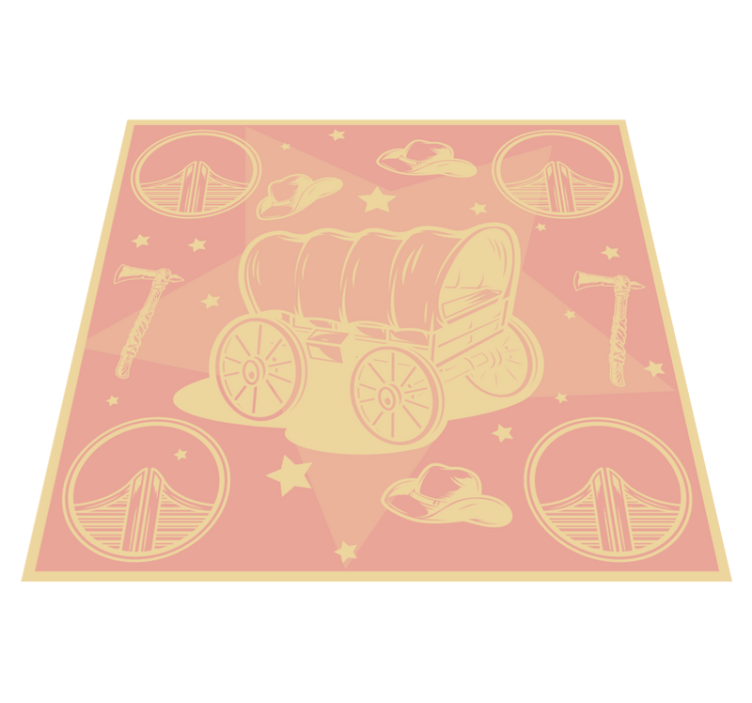 Tapis vinyle chambre bébé motifs pour nursery - TenStickers