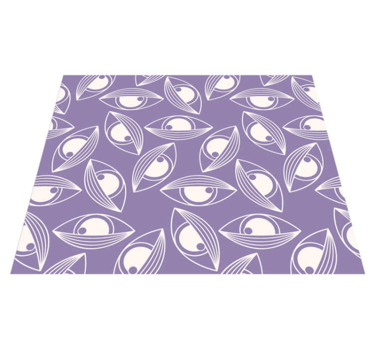 Tapis vinyle animal motif de poisson abstrait - TenStickers