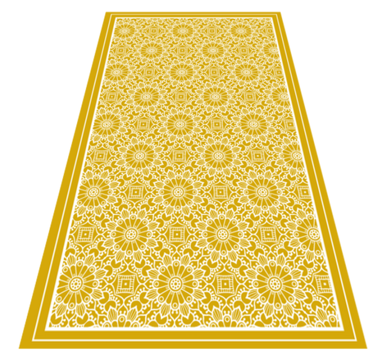 Tapis vinyle cuisine motif inspiré du mandala - TenStickers