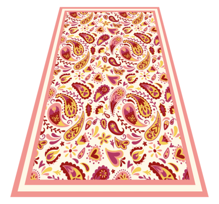 Tapis vinyle texture cachemire texturé - TenStickers