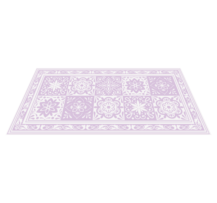 Tapis vinyle salle de bain élégance du mandala - TenStickers