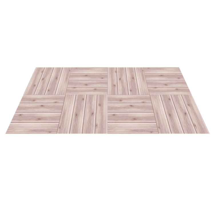 Tapis vinyle imitation parquet simulation de lattes bois - TenStickers