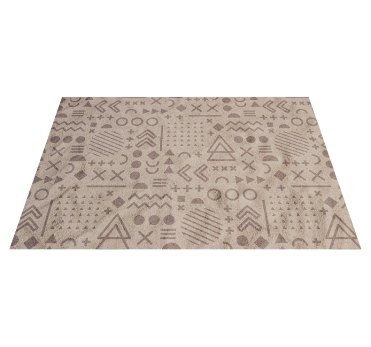 Tapis vinyle éthnique accessoire à motifs ethniques - TenStickers