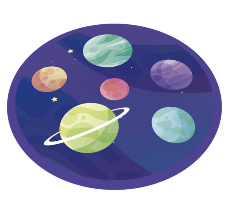Tapis vinyle autres tapis imagerie d'exploration spatiale - TenStickers