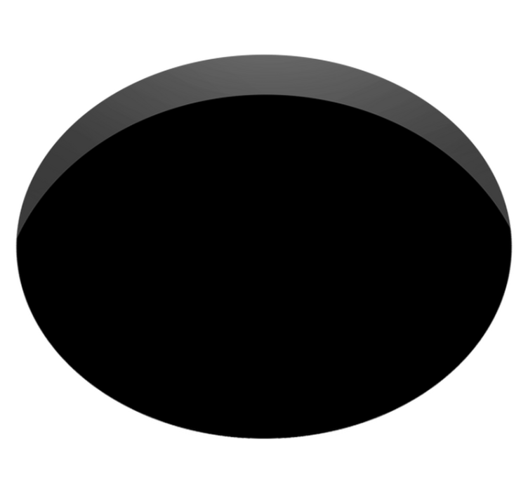 Tapis vinyle rond salon trompe l'œil trou dans le sol - TenStickers