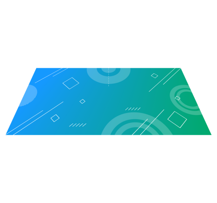 Tapis vinyles géométriques dégradé géométrique abstrait - TenStickers