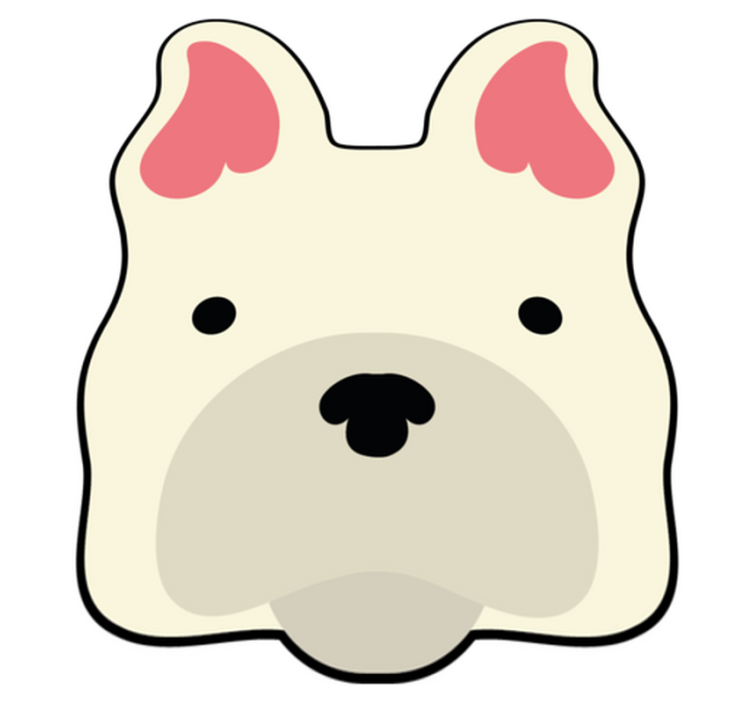 Tapis vinyle animal décoration canine mignonne - TenStickers