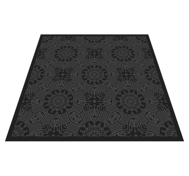 Tapis vinyle mandala motifs de mandalas complexes - TenStickers