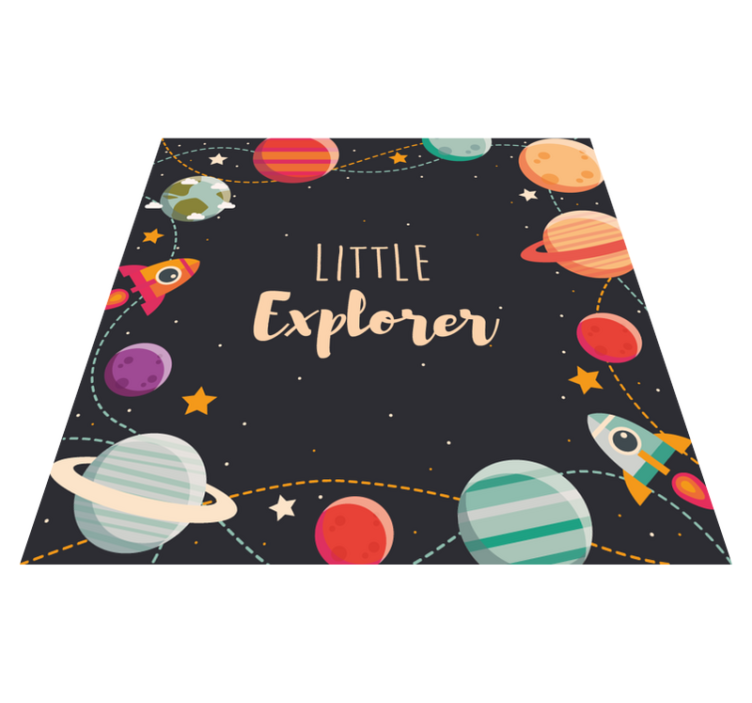 Tapis vinyle autres tapis petit explorateur - TenStickers