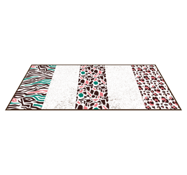 Tapis mosaique vinyle fusion de motifs en mosaïque - TenStickers