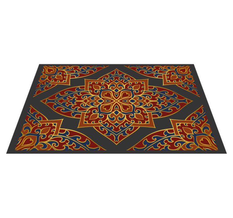 Tapis vinyle mandala design orné - TenStickers