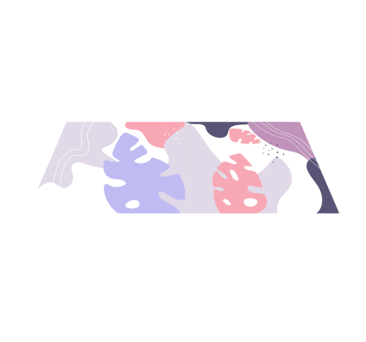 Tapis vinyle texture monstre abstrait - TenStickers