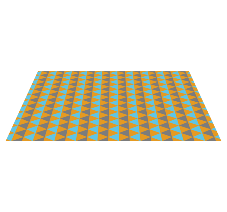 Tapis vinyles géométriques composition triangulaire - TenStickers