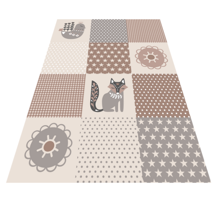 Tapis vinyle autres tapis récréation en patchwork - TenStickers