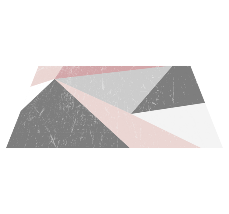 Tapis vinyles géométriques superposition de formes - TenStickers