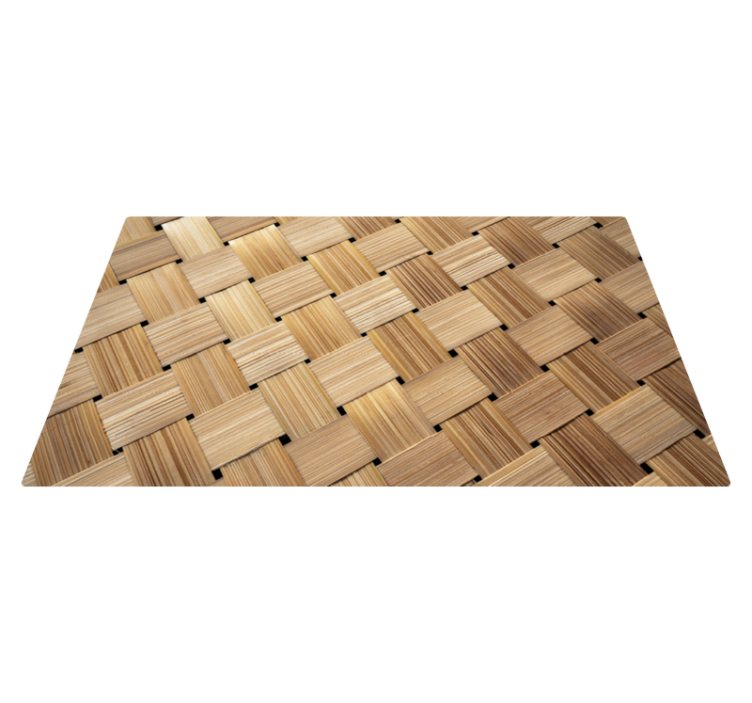 Tapis vinyle imitation parquet simulation réaliste - TenStickers