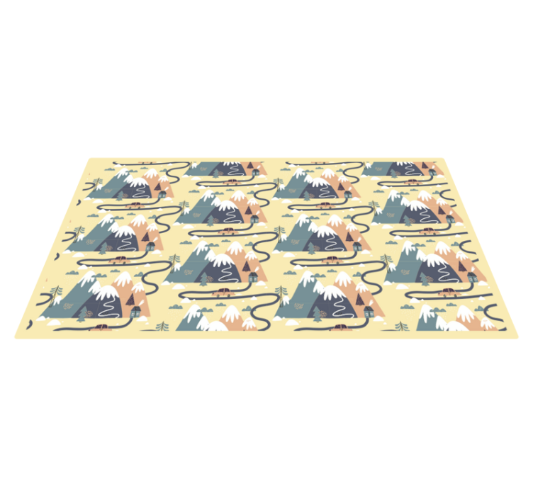 Tapis vinyle autres tapis faune de montagne - TenStickers