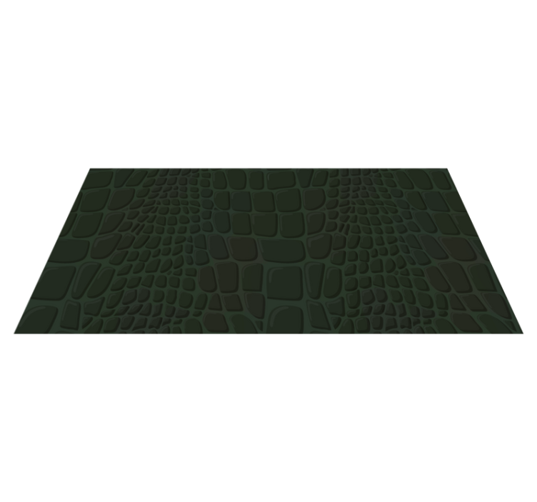 Tapis vinyle animal surface texturée en crocodile - TenStickers