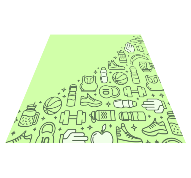 Tapis vinyle autres tapis accessoires de fitness - TenStickers