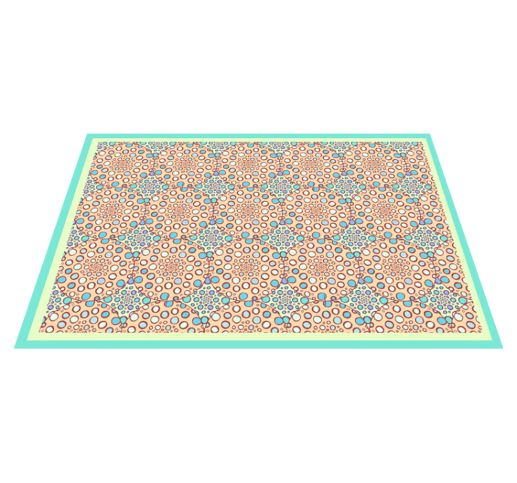 Tapis vinyle chambre imprimé botanique gracieux - TenStickers