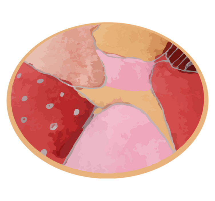 Tapis vinyle entrée motifs floraux vibrants - TenStickers