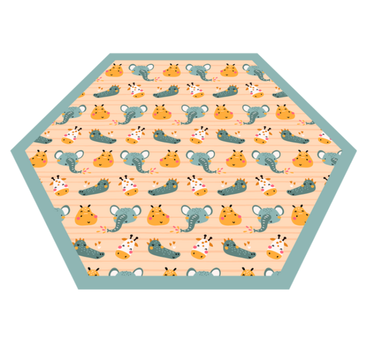 Tapis vinyle autres tapis modèles d'animaux de safari - TenStickers