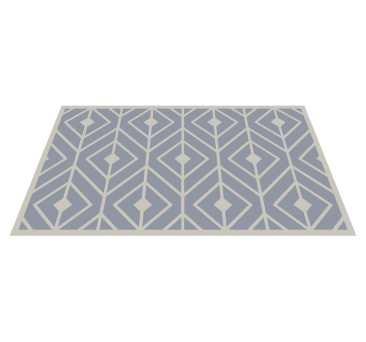 Tapis vinyle chambre motif géométrique doux - TenStickers